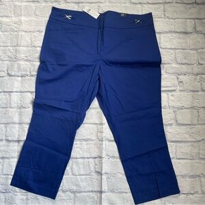 NWT New York & Company Slim Straight Crop Pants